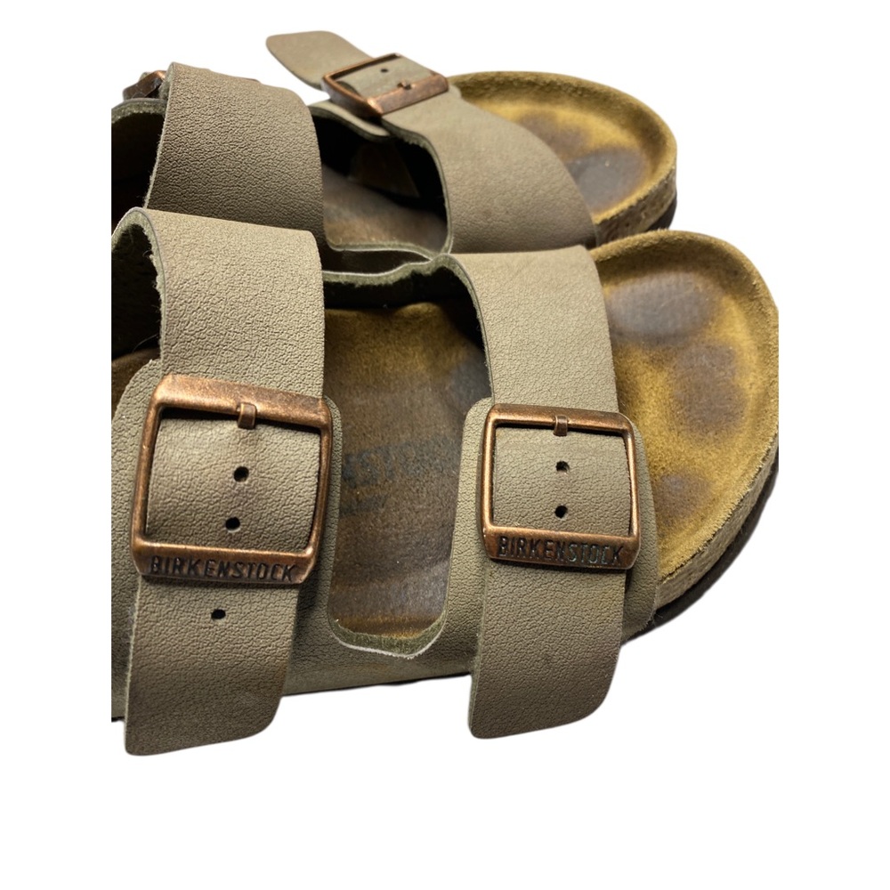Birkenstock Kids Sandals in Olive Brown - Picture 3 of 10